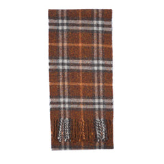 Lambswool Plaid Print Vintage Pre-Loved Scarf