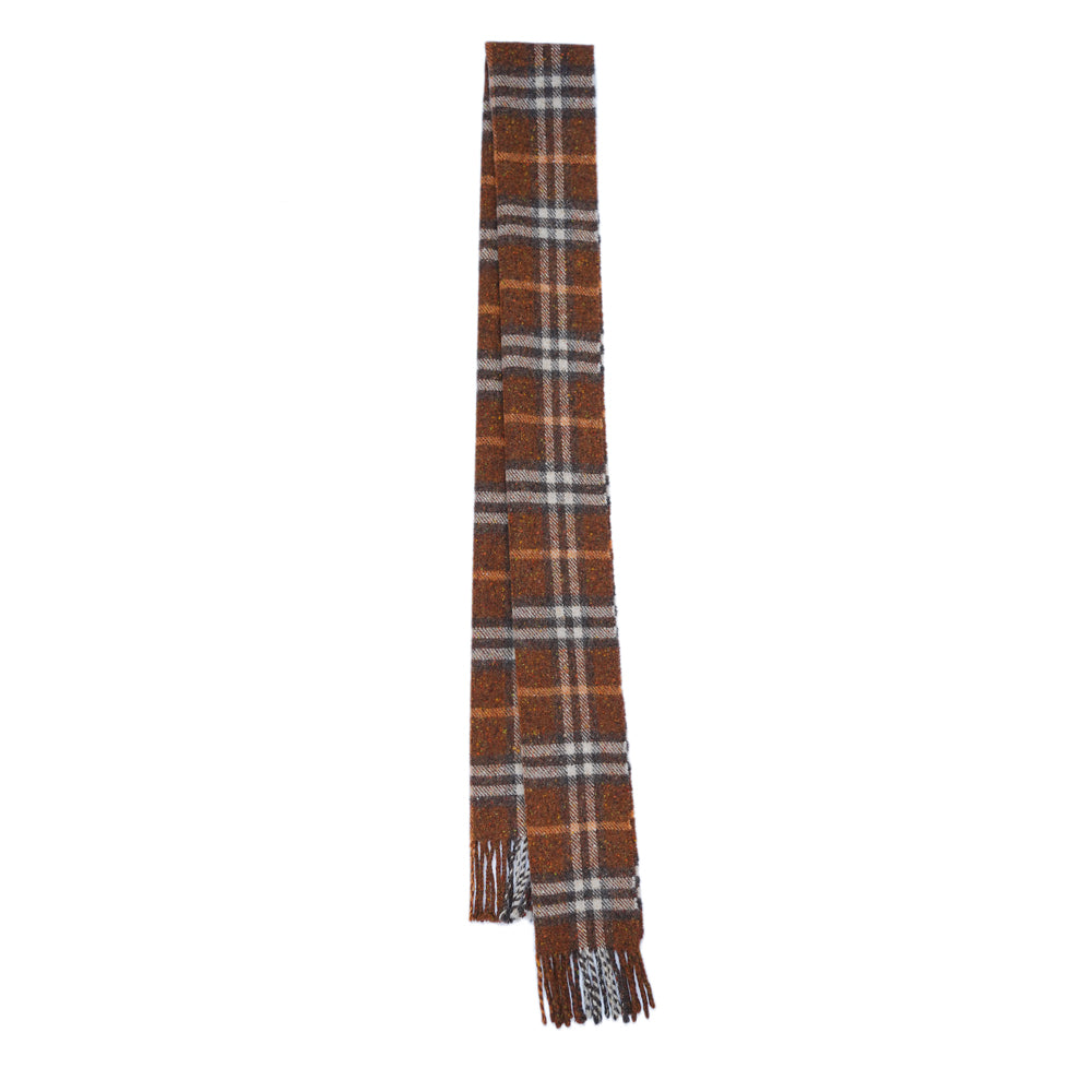 Lambswool Plaid Print Vintage Pre-Loved Scarf