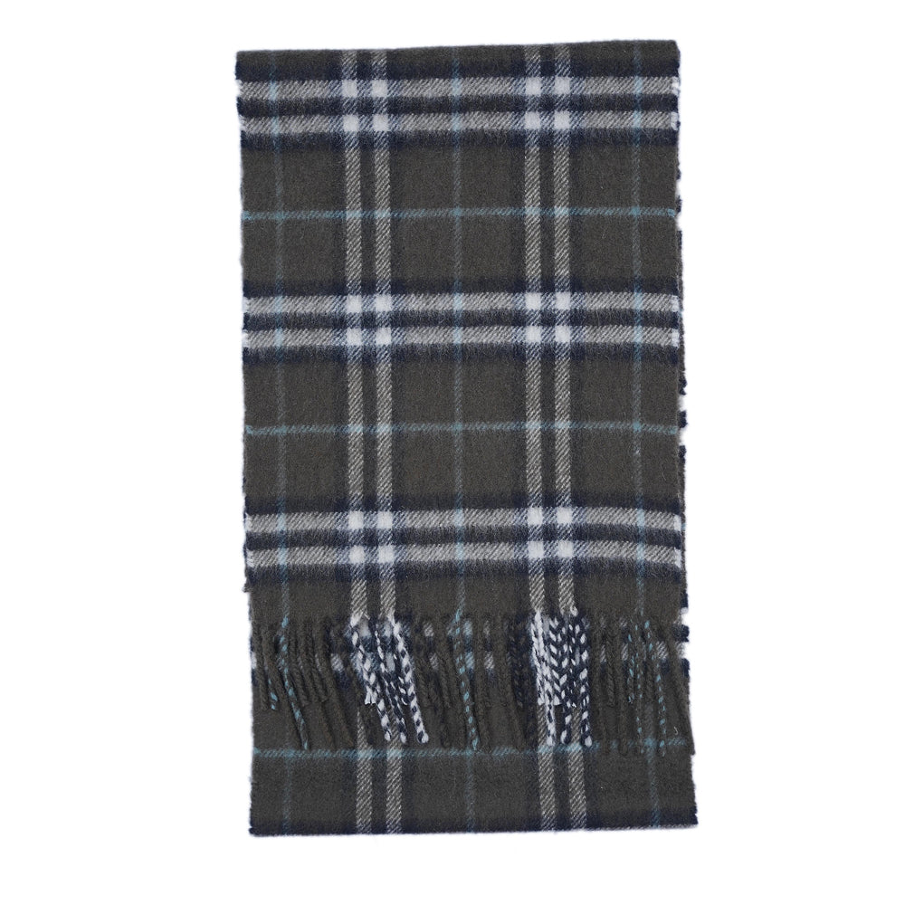Wool Plaid Print Vintage Pre-Loved Scarf