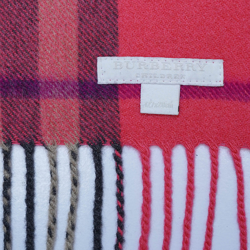 Wool Plaid Print Vintage Pre-Loved Scarf