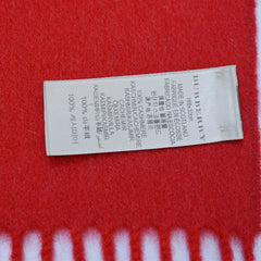 Cashmere Plain Print Vintage Pre-Loved Scarf