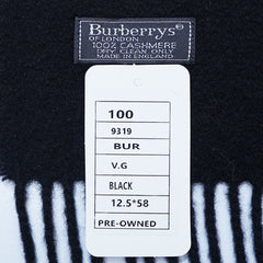 Cashmere Plain Print Vintage Pre-Loved Scarf