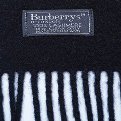 Cashmere Plain Print Vintage Pre-Loved Scarf