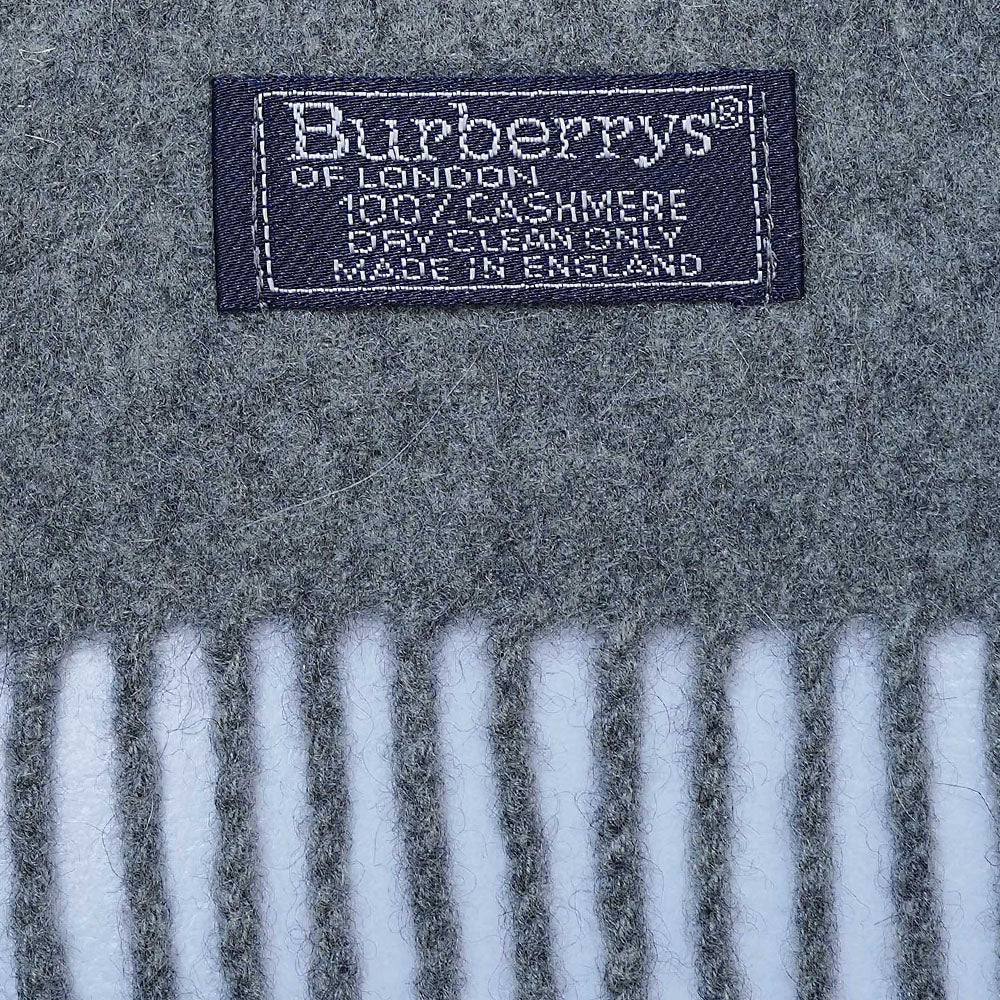 Cashmere Plain Print Vintage Pre-Loved Scarf