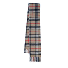 Cashmere Plaid Print Vintage Pre-Loved Scarf