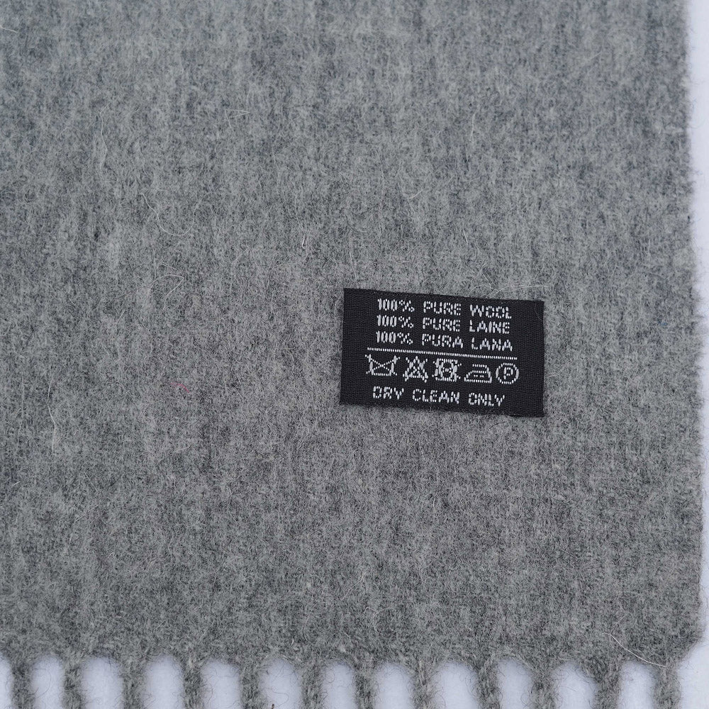 YSL Wool Plain Vintage Pre-Loved Scarf