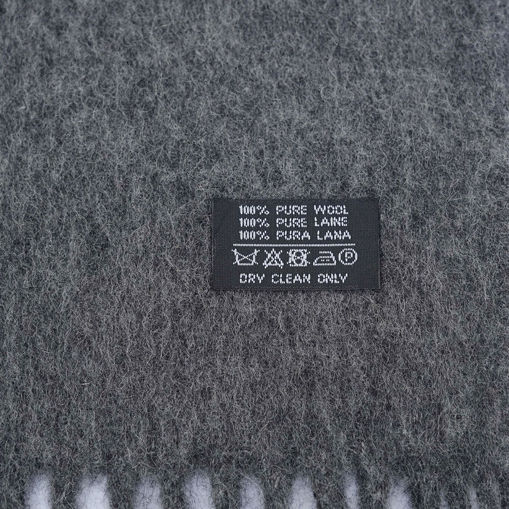YSL Wool Plain Vintage Pre-Loved Scarf