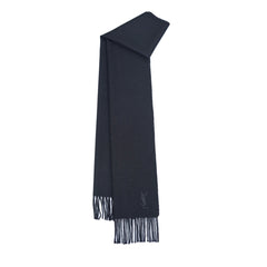 YSL Wool Plain Vintage Pre-Loved Scarf